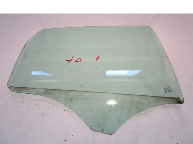 DOOR WINDOW, TINTED GLASS, REAR RIGHT OEM N. 1697350210 ORIGINAL PART ESED MERCEDES CLASSE A W169 5P C169 3P RESTYLING (05/2008 - 2012) BENZINA 15  YEAR OF CONSTRUCTION 2009