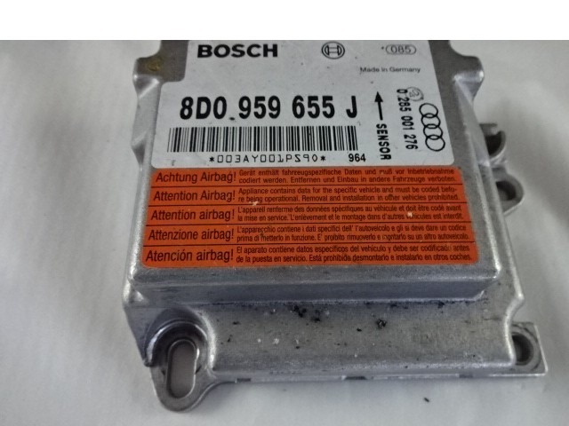 KIT COMPLETE AIRBAG OEM N. 8D0959655J ORIGINAL PART ESED AUDI A4 B5 BER/SW (1994 - 12/2000) BENZINA/GPL 18  YEAR OF CONSTRUCTION 1999