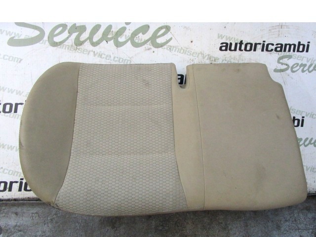 BACK SEAT SEATING OEM N. 31059 SEDUTA SDOPPIATA POSTERIORE TESSUTO ORIGINAL PART ESED MERCEDES CLASSE A W169 5P C169 3P RESTYLING (05/2008 - 2012) BENZINA 15  YEAR OF CONSTRUCTION 2009