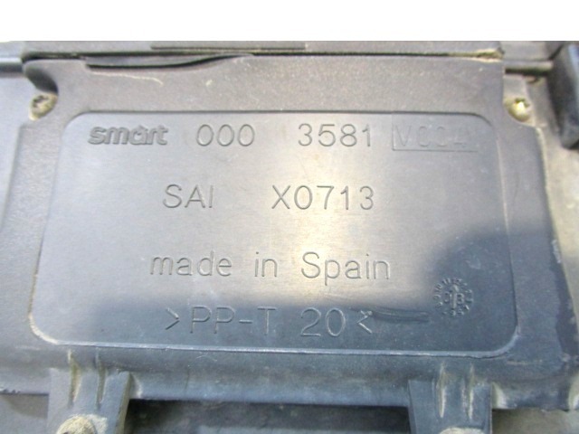 NTAKE SILENCER OEM N. A6600940002 ORIGINAL PART ESED SMART CITY-COUPE/FORTWO/CABRIO W450 (1998 - 2007) DIESEL 8  YEAR OF CONSTRUCTION
