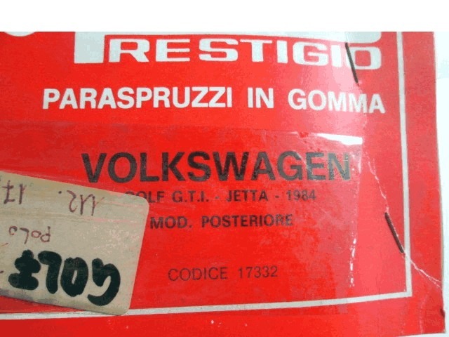 COVER, WHEEL HOUSING, REAR  OEM N.  ORIGINAL PART ESED VOLKSWAGEN GOLF MK2 (1983 - 1992)BENZINA 18  YEAR OF CONSTRUCTION 1985