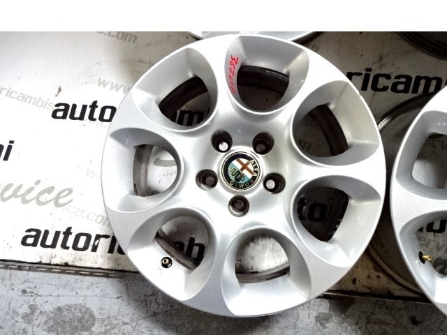 ALLOY WHEEL SET 16'  OEM N. 19449 SET 4 CERCHI IN LEGA ORIGINAL PART ESED ALFA ROMEO 159 939 BER/SW (2005 - 2013) DIESEL 19  YEAR OF CONSTRUCTION 2008