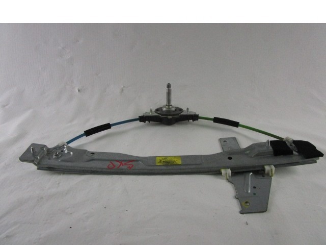 MANUAL REAR WINDOW LIFT SYSTEM OEM N. 9681272180 ORIGINAL PART ESED CITROEN C3 PICASSO (2009 - 2016) BENZINA 14  YEAR OF CONSTRUCTION 2009