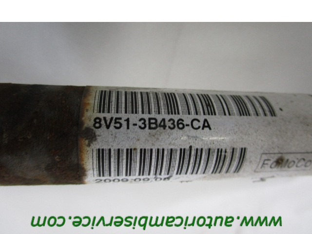 EXCHANGE OUTPUT SHAFT, RIGHT FRONT OEM N. 8V51-3B436-CA ORIGINAL PART ESED FORD FIESTA (09/2008 - 11/2012) BENZINA/GPL 14  YEAR OF CONSTRUCTION 2009