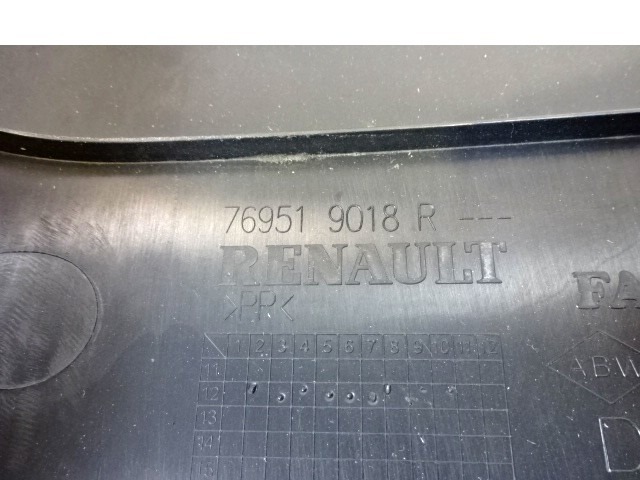 TRIM PANEL LEG ROOM OEM N. 769519018R ORIGINAL PART ESED RENAULT CLIO MK4 (2012 - 2019)BENZINA 12  YEAR OF CONSTRUCTION 2013