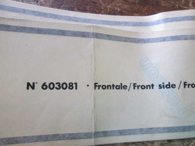 MOULDINGS FENDER OEM N. 603081 ORIGINAL PART ESED RENAULT 5 (1972 - 1984)BENZINA 14  YEAR OF CONSTRUCTION 1972