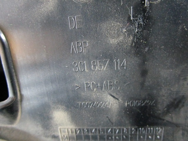 GLOVE BOX OEM N. 3C1857101 ORIGINAL PART ESED VOLKSWAGEN PASSAT B6 3C BER/SW (2005 - 09/2010)  DIESEL 20  YEAR OF CONSTRUCTION 2007