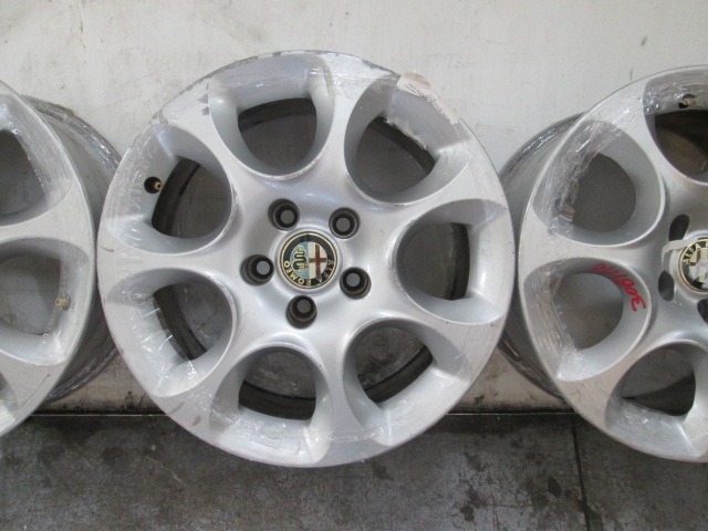 ALLOY WHEEL SET 16'  OEM N. 50501556 ORIGINAL PART ESED ALFA ROMEO 159 939 BER/SW (2005 - 2013) DIESEL 19  YEAR OF CONSTRUCTION 2008