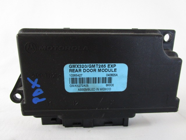 CONTROL OF THE FRONT DOOR OEM N. 10365427 ORIGINAL PART ESED CADILLAC SRX (2004 - 2009) BENZINA 36  YEAR OF CONSTRUCTION 2005