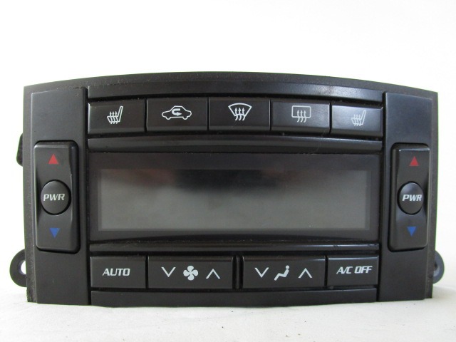 AIR CONDITIONING CONTROL UNIT / AUTOMATIC CLIMATE CONTROL OEM N. 25770603 ORIGINAL PART ESED CADILLAC SRX (2004 - 2009) BENZINA 36  YEAR OF CONSTRUCTION 2005