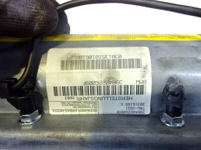 KIT COMPLETE AIRBAG OEM N. 13043 KIT AIRBAG COMPLETO ORIGINAL PART ESED BMW SERIE X5 E53 (1999 - 2003)DIESEL 30  YEAR OF CONSTRUCTION 2003