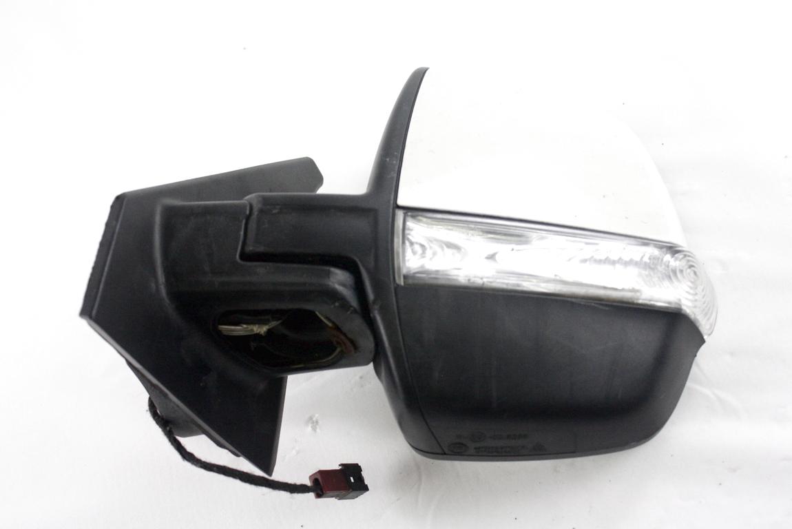 OUTSIDE MIRROR LEFT . OEM 735528048 FIAT DOBLO (DAL 2009) 14 BENZINA/METANO YEAR 2013 SPARE PART USED