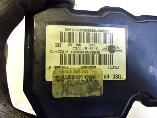 HYDRO UNIT DXC OEM N. 34516793932 34526793933 6851839 ORIGINAL PART ESED MINI COOPER / ONE R56 (2007 - 2013) BENZINA 16  YEAR OF CONSTRUCTION 2011