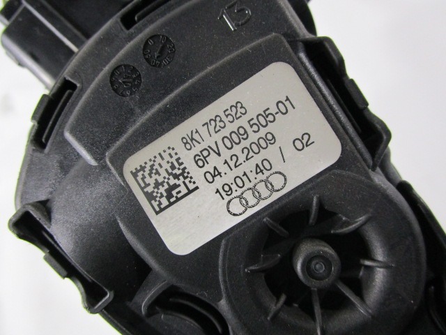 PEDALS & PADS  OEM N. 8K1723523 ORIGINAL PART ESED AUDI A6 C6 4F2 4FH 4F5 RESTYLING BER/SW/ALLROAD (10/2008 - 2011) DIESEL 30  YEAR OF CONSTRUCTION 2010