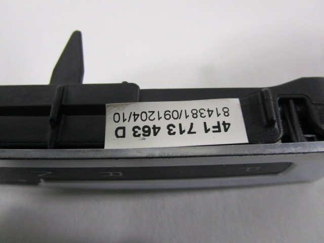 VARIOUS SWITCHES OEM N. 4F1713463D ORIGINAL PART ESED AUDI A6 C6 4F2 4FH 4F5 RESTYLING BER/SW/ALLROAD (10/2008 - 2011) DIESEL 30  YEAR OF CONSTRUCTION 2010