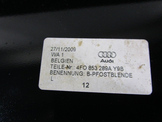 MOULDINGS FENDER OEM N. 4F0853289A ORIGINAL PART ESED AUDI A6 C6 4F2 4FH 4F5 RESTYLING BER/SW/ALLROAD (10/2008 - 2011) DIESEL 30  YEAR OF CONSTRUCTION 2010
