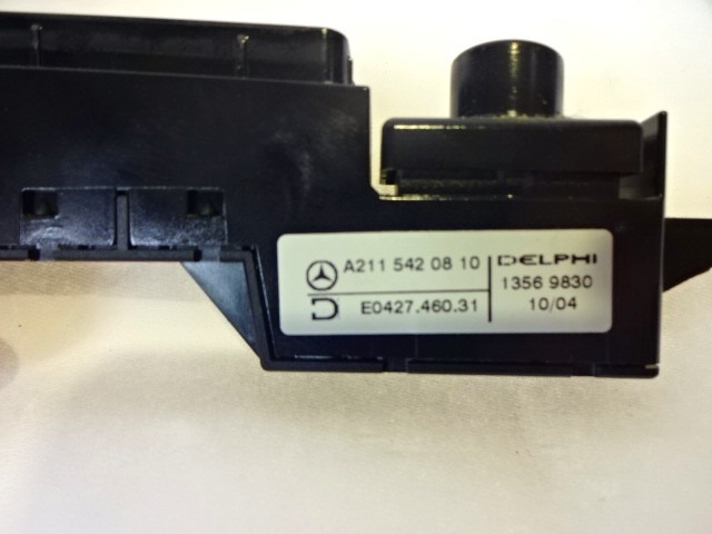 VARIOUS SWITCHES OEM N. A2115420810 ORIGINAL PART ESED MERCEDES CLASSE E W211 BER/SW (03/2002 - 05/2006) DIESEL 32  YEAR OF CONSTRUCTION 2004