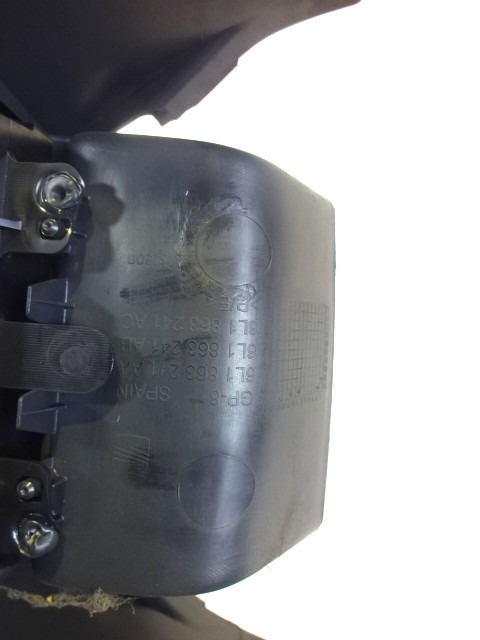 TUNNEL OBJECT HOLDER WITHOUT ARMREST OEM N. 6L1863241AB ORIGINAL PART ESED SEAT IBIZA MK3 (01/2002 - 01/2006) DIESEL 14  YEAR OF CONSTRUCTION 2005