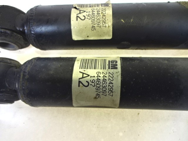 PAIR REAR SHOCK ABSORBERS OEM N. 22242957 24463097 ORIGINAL PART ESED OPEL ASTRA H RESTYLING L48 L08 L35 L67 5P/3P/SW (2007 - 2009) DIESEL 17  YEAR OF CONSTRUCTION 2007