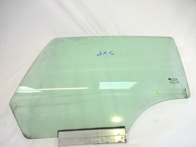 DOOR WINDOW, TINTED GLASS, REAR LEFT OEM N. 93183268 ORIGINAL PART ESED OPEL ASTRA H RESTYLING L48 L08 L35 L67 5P/3P/SW (2007 - 2009) DIESEL 17  YEAR OF CONSTRUCTION 2007
