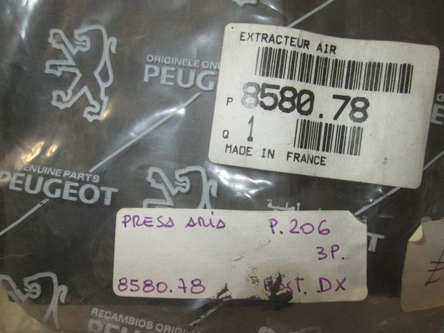 OTHER OEM N. 8580.78 ORIGINAL PART ESED PEUGEOT 206 / 206 CC (1998 - 2003) BENZINA 14  YEAR OF CONSTRUCTION 2003