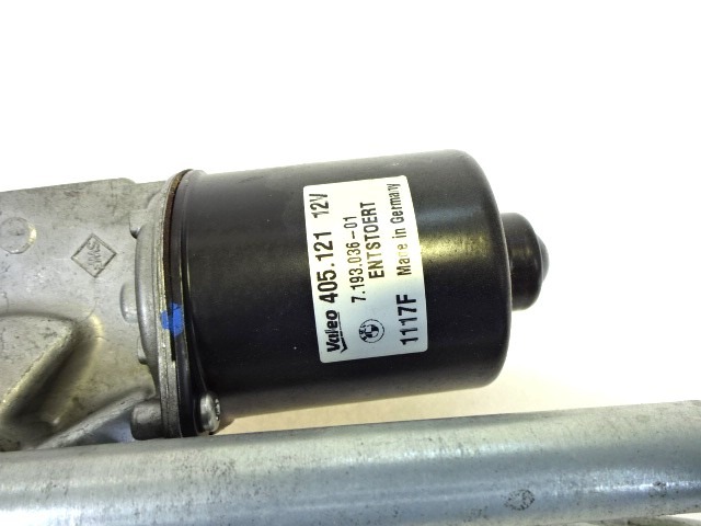 WINDSHIELD WIPER MOTOR OEM N. 7193036 ORIGINAL PART ESED BMW SERIE 1 BER/COUPE/CABRIO E81/E82/E87/E88 LCI RESTYLING (2007 - 2013) DIESEL 20  YEAR OF CONSTRUCTION 2007