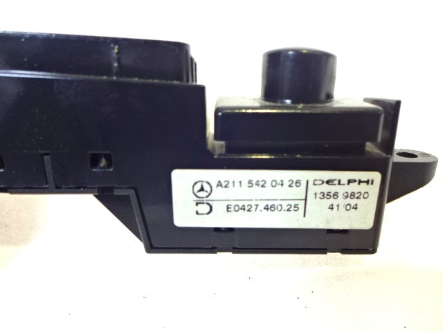VARIOUS SWITCHES OEM N. A2115420426 ORIGINAL PART ESED MERCEDES CLASSE E W211 BER/SW (03/2002 - 05/2006) BENZINA 32  YEAR OF CONSTRUCTION 2005
