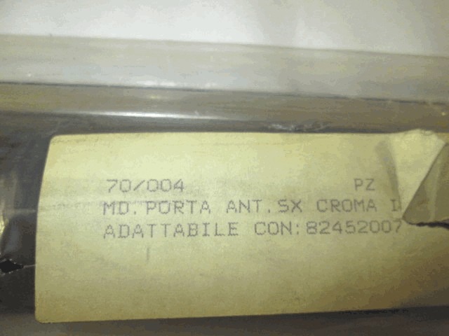 PROFILE, FRONT DOOR MOLDING, LEFT OEM N. 82452007 ORIGINAL PART ESED FIAT CROMA (1985 - 1996)BENZINA 20  YEAR OF CONSTRUCTION 1990