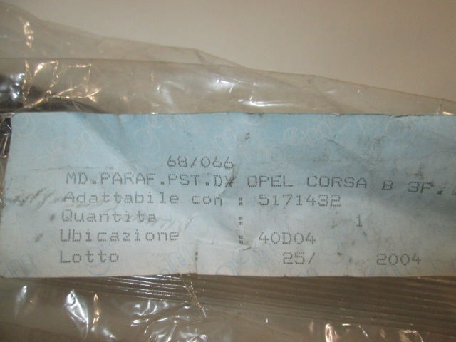 MOULDINGS FENDER OEM N. 5171432 ORIGINAL PART ESED OPEL CORSA B (1993 - 09/2000) BENZINA 12  YEAR OF CONSTRUCTION 1993