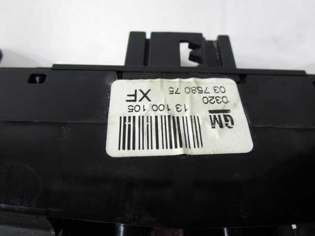 SWITCH HAZARD WARNING/CENTRAL LCKNG SYST OEM N. 13100105 ORIGINAL PART ESED OPEL ZAFIRA B A05 M75 (2005 - 2008) DIESEL 19  YEAR OF CONSTRUCTION 2006