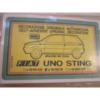 MOULDINGS FENDER OEM N. 4338 ORIGINAL PART ESED FIAT UNO MK1 (1983 -1989)BENZINA 10  YEAR OF CONSTRUCTION 1983