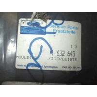 MOULDINGS FENDER OEM N. 84FBB291A34BCW ORIGINAL PART ESED FORD FIESTA (1983 - 1989)BENZINA 11  YEAR OF CONSTRUCTION 1983