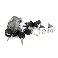 IGNITION LOCK KIT AND LOCKS OEM N. 16279 KIT BLOCCO ACCENSIONE E SERRATURE ORIGINAL PART ESED VOLKSWAGEN POLO (10/2001 - 2005) DIESEL 14  YEAR OF CONSTRUCTION 2003