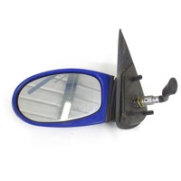 LEFT REAR VIEW MIRROR MANUAL OEM N. 735250514 ORIGINAL PART ESED FIAT SEICENTO 600 MK2 (1998 - 04/2005)BENZINA 11  YEAR OF CONSTRUCTION 2001