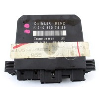 CONTROL OF THE FRONT DOOR OEM N. 2108207526 ORIGINAL PART ESED MERCEDES CLASSE E W210 BER/SW (1995 - 2003) DIESEL 27  YEAR OF CONSTRUCTION 2000