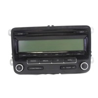 RADIO CD / AMPLIFIER / HOLDER HIFI SYSTEM OEM N. 1K0035186AA SPARE PART USED CAR VOLKSWAGEN SCIROCCO 137 138 MK3 (10/2008 - 06-2014) DISPLACEMENT BENZINA 1,4 YEAR OF CONSTRUCTION 2009