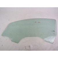 DOOR WINDOW, FRONT LEFT OEM N. 13187799 SPARE PART USED CAR OPEL CORSA D S07 (2006 - 2011)  DISPLACEMENT BENZINA 1,2 YEAR OF CONSTRUCTION 2007