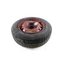 WHEEL & TYRE OEM N. 18431 RUOTA DI SCORTA NORMALE SPARE PART USED CAR PEUGEOT 1007 KM (2005 - 2010) DISPLACEMENT BENZINA 1,4 YEAR OF CONSTRUCTION 2008