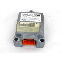 CONTROL UNIT AIRBAG OEM N. 9641728780 SPARE PART USED CAR PEUGEOT 206 / 206 CC 2A/C 2D 2E/K (1998 - 2003)  DISPLACEMENT BENZINA 2 YEAR OF CONSTRUCTION 2001