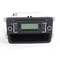 RADIO CD / AMPLIFIER / HOLDER HIFI SYSTEM OEM N. 1K8597691 SPARE PART USED CAR VOLKSWAGEN POLO 6R1 6C1 (06/2009 - 02/2014)  DISPLACEMENT DIESEL 1,6 YEAR OF CONSTRUCTION 2010