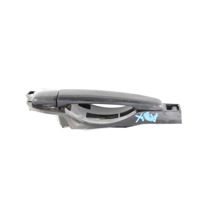 RIGHT FRONT DOOR HANDLE OEM N. 9101W3 SPARE PART USED CAR CITROEN C3 / PLURIEL MK1 (2002 - 09/2005)  DISPLACEMENT BENZINA 1,4 YEAR OF CONSTRUCTION 2004