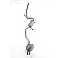 EXHAUST & MUFFLER / EXHAUST SYSTEM, REAR OEM N. 20002 SCARICO COMPLETO - MARMITTA - SILENZIATORE SPARE PART USED CAR SKODA OCTAVIA MK2 1Z3 MK2 BER/SW (2004 - 2008) DISPLACEMENT DIESEL 2 YEAR OF CONSTRUCTION 2008