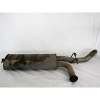 REAR SILENCER OEM N. 8200335490 SPARE PART USED CAR RENAULT MASTER JD FD ED HD UD MK2 (1997- 2003)  DISPLACEMENT DIESEL 2,2 YEAR OF CONSTRUCTION 2002
