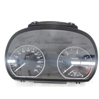 INSTRUMENT CLUSTER / INSTRUMENT CLUSTER OEM N. 9187330 SPARE PART USED CAR BMW SERIE 1 BER/COUPE/CABRIO E81/E82/E87/E88 LCI R (2007 - 2013)  DISPLACEMENT DIESEL 2 YEAR OF CONSTRUCTION 2010
