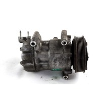 AIR-CONDITIONER COMPRESSOR OEM N. 9655191680 SPARE PART USED CAR CITROEN C3 / PLURIEL MK1 (2002 - 09/2005)  DISPLACEMENT DIESEL 1,4 YEAR OF CONSTRUCTION 2004