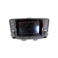 RADIO CD / AMPLIFIER / HOLDER HIFI SYSTEM OEM N. 6C0035888B SPARE PART USED CAR VOLKSWAGEN POLO 6R1 6C1 R (DAL 02/2014)  DISPLACEMENT BENZINA 1 YEAR OF CONSTRUCTION 2015
