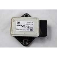 SENSOR ESP OEM N. 1,33E+07 SPARE PART USED CAR OPEL MERIVA A X03 R (2006 - 2010)  DISPLACEMENT BENZINA/GPL 1,4 YEAR OF CONSTRUCTION 2010