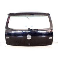 TRUNK LID OEM N. 5Z6827025D SPARE PART USED CAR VOLKSWAGEN FOX 5Z1 5Z3 5Z4 (2005 - 2011)  DISPLACEMENT DIESEL 1,4 YEAR OF CONSTRUCTION 2007