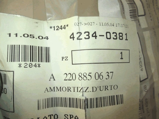 CARRIER, REAR OEM N. A2208850637 ORIGINAL PART ESED MERCEDES CLASSE S W220 (1998 - 2006)BENZINA 50  YEAR OF CONSTRUCTION 1999