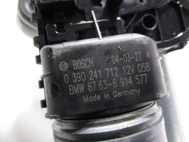 WINDSHIELD WIPER MOTOR OEM N. 390241712 ORIGINAL PART ESED BMW SERIE 3 E46 BER/SW/COUPE/CABRIO LCI RESTYLING (10/2001 - 2005) DIESEL 20  YEAR OF CONSTRUCTION 2004
